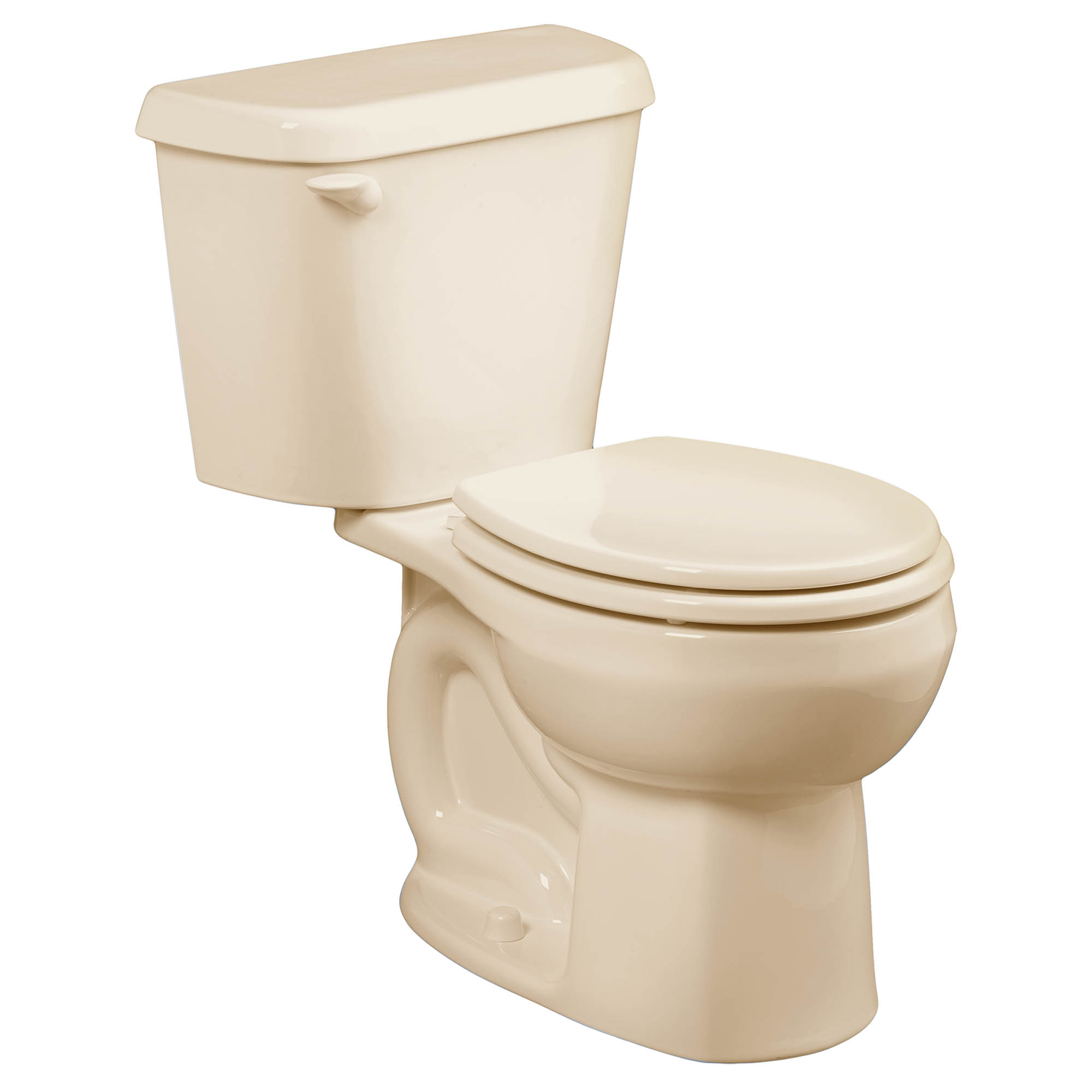 Toilette Colony, 2 pièces, 1,28 gpc/4,8 lpc, à cuvette au devant rond à hauteur régulière, à encastrer 10 po, sans siège